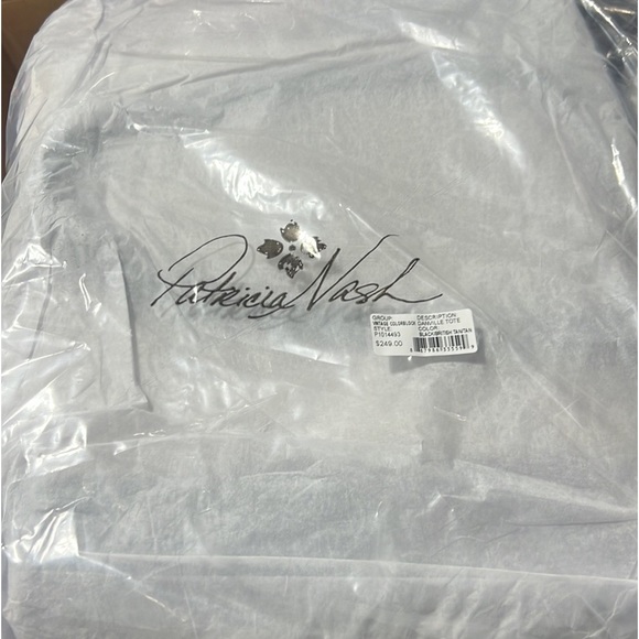 LAST ONE NWT Patricia Nash Genuine Leather Colorblock Tote NWT - Picture 2 of 8